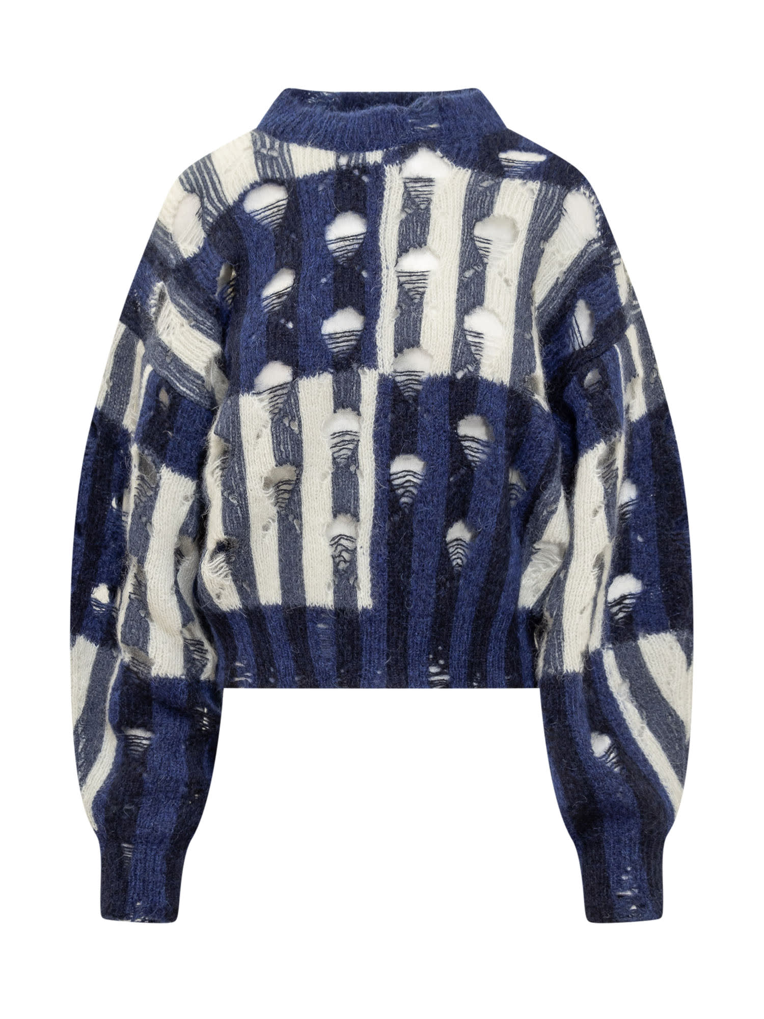 Off-White 扎染做旧圆领卫衣