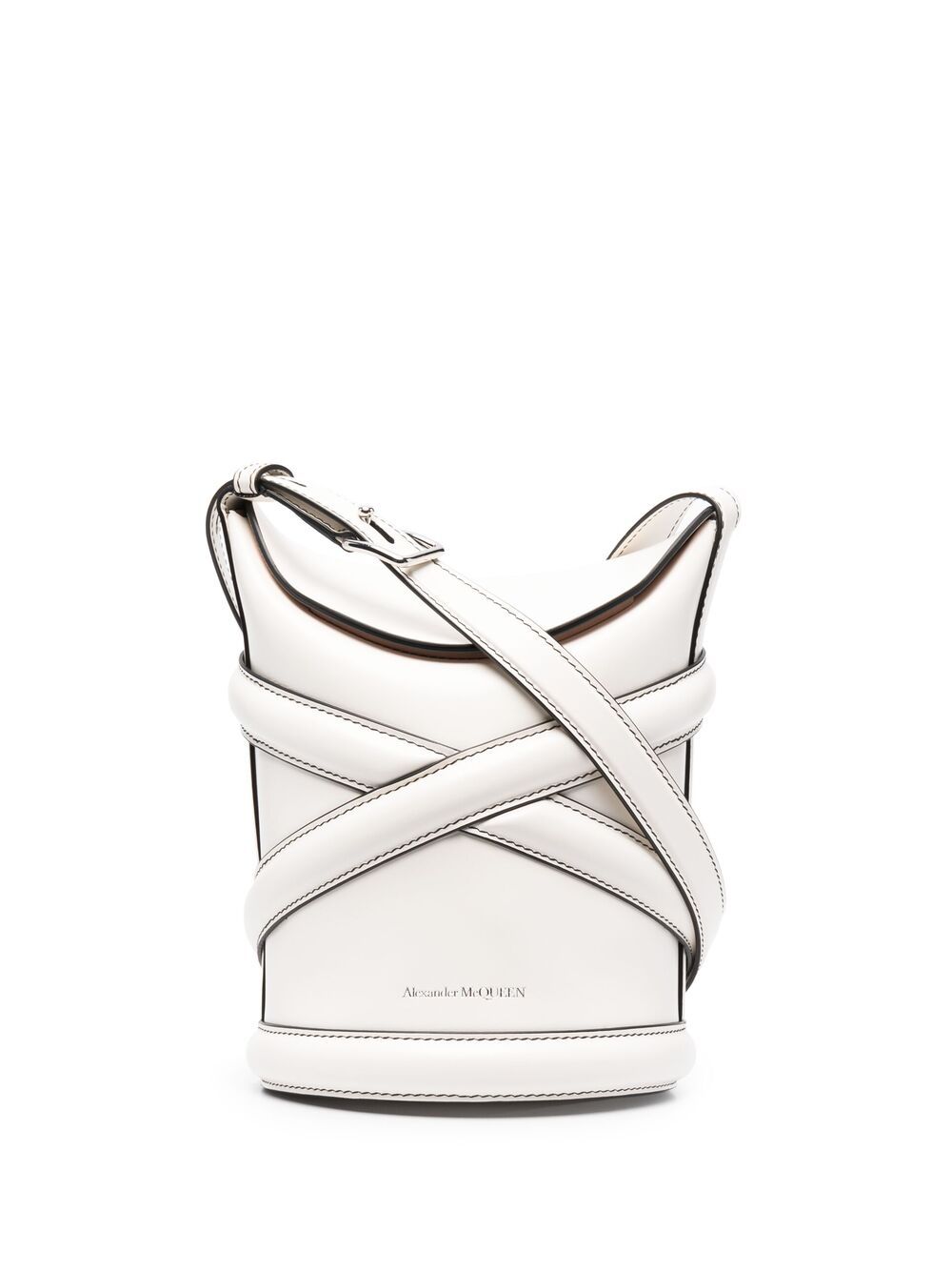 Alexander McQueen The Curve 水桶包 - 白色