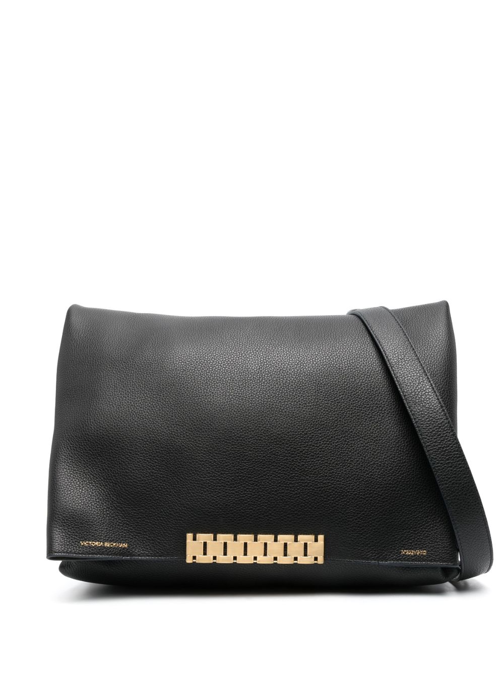Victoria Beckham Chain Pouch 大号皮质单肩包 - 黑色