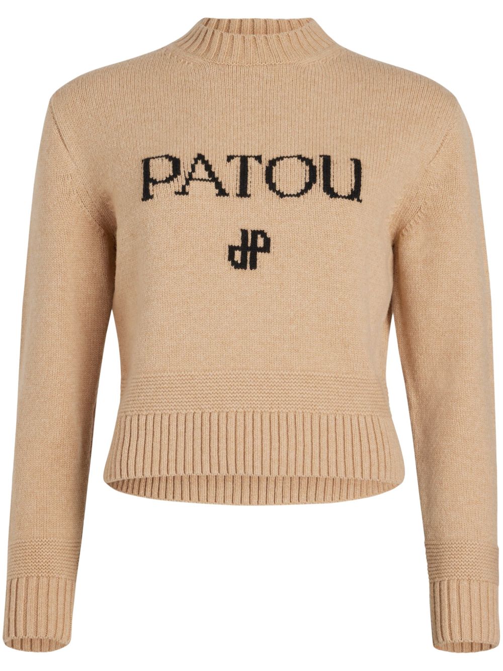Patou logo刺绣卫衣 - 中性色