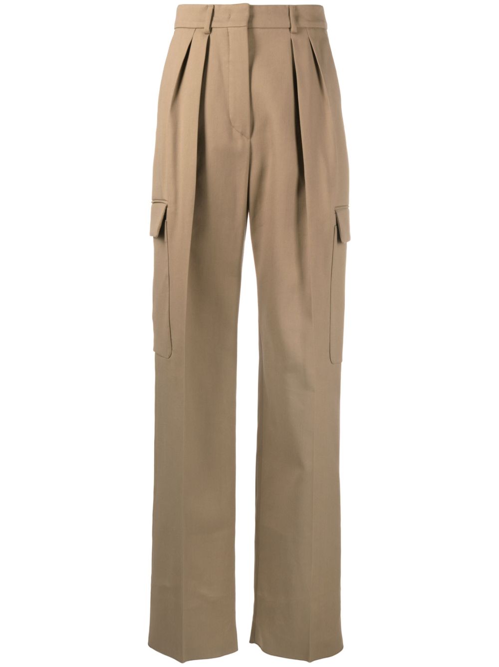 Sportmax 四口袋阔腿裤 - 褐色