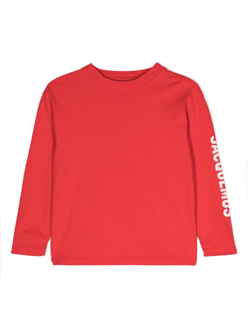 JACQUEMUS L'ENFANT logo印花长袖T恤 - 红色