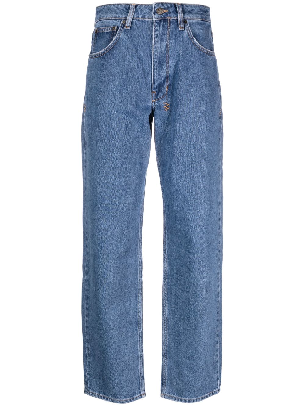Ksubi Brooklyn Heritage 中腰直筒牛仔裤 - 蓝色