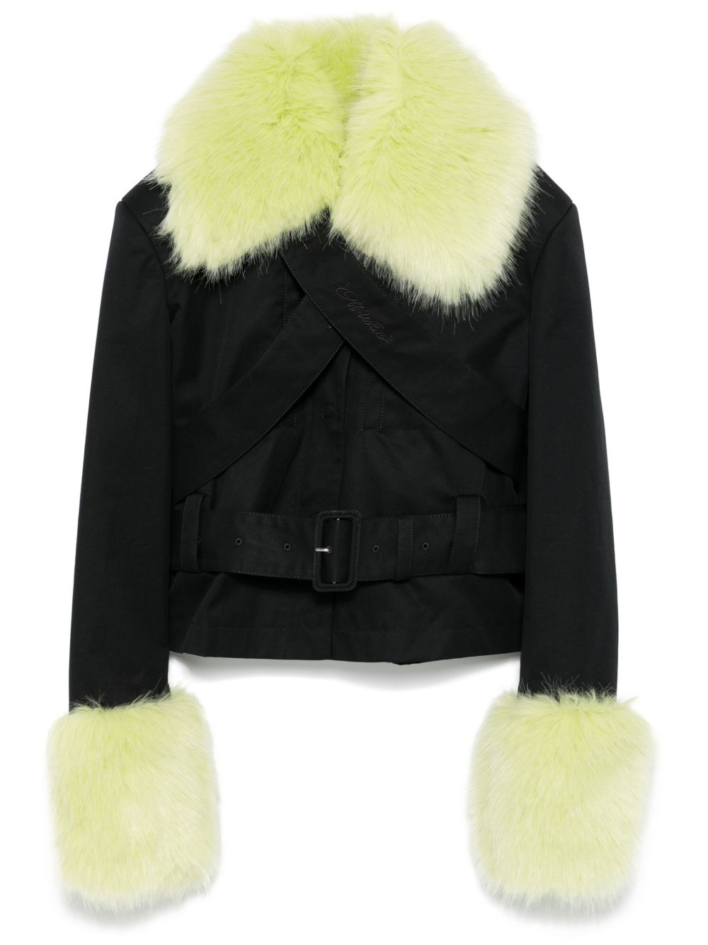 Off-White Co Cross Cargo 夹克 - 黑色