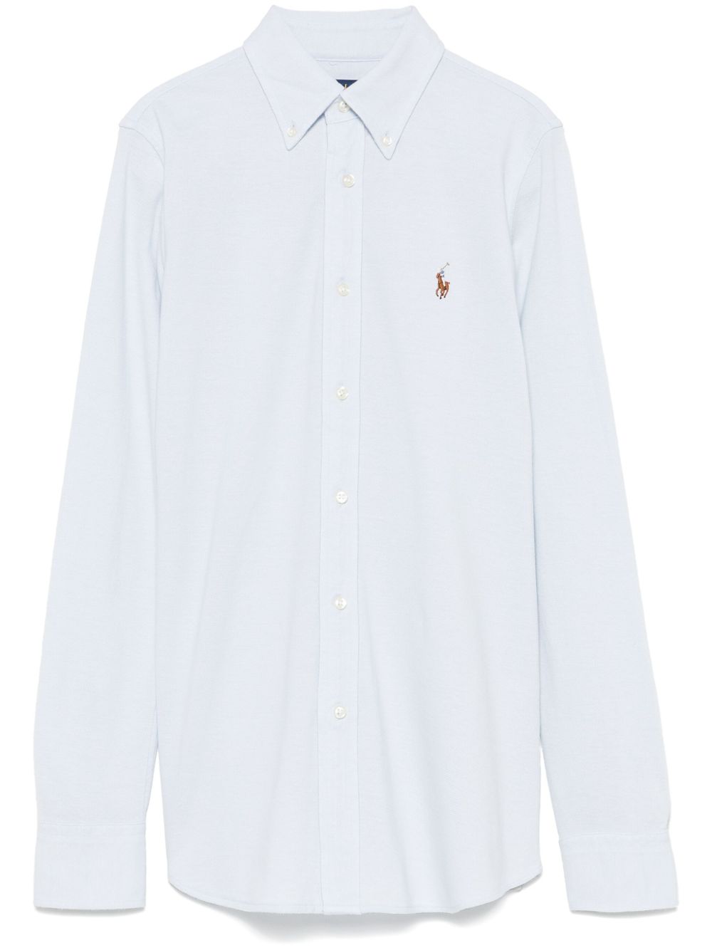 Polo Ralph Lauren 珠地布编织衬衫 - 蓝色
