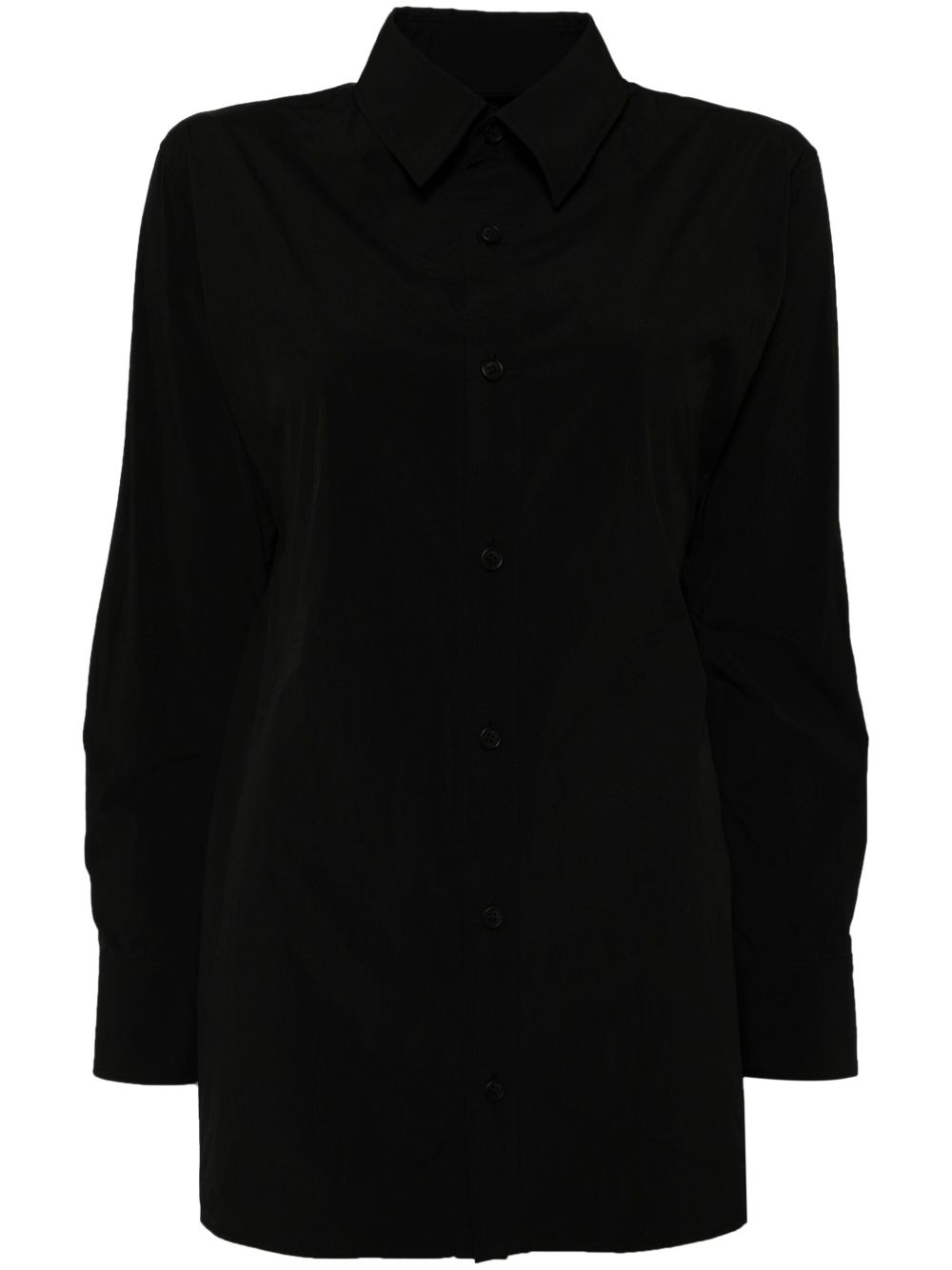 Yohji Yamamoto 不对称衬衫 - 黑色