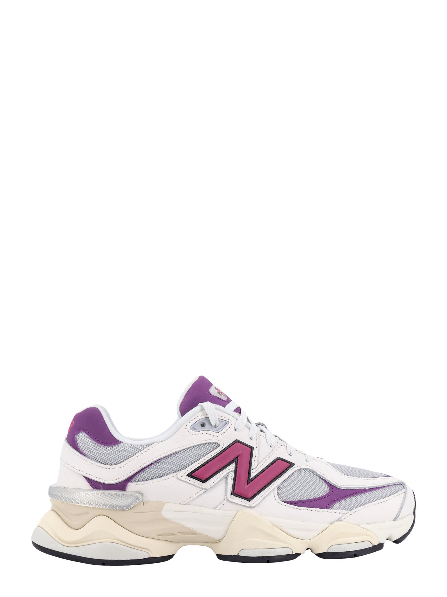 New Balance Mesh And Leather Sneakers