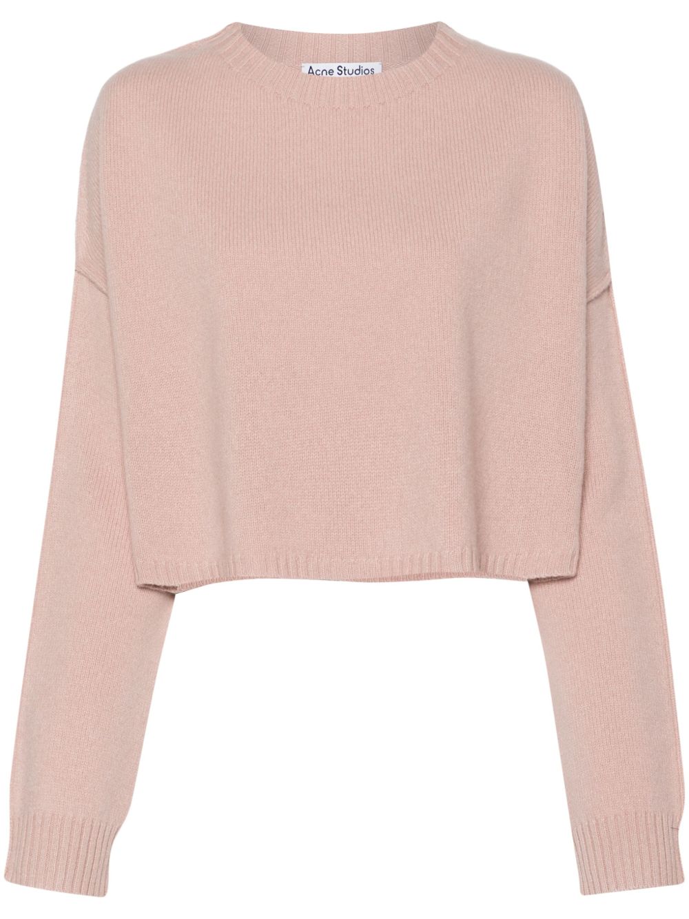 Acne Studios logo刺绣卫衣 - 粉色