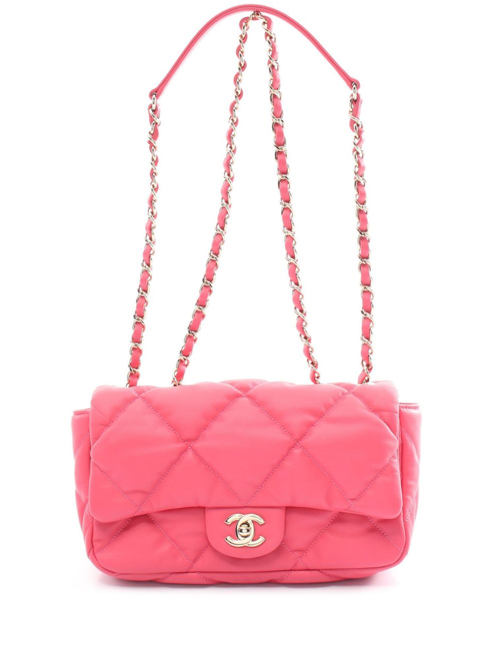 CHANEL Pre-Owned Classic Flap 单肩包（2020-2021年典藏款） - 粉色