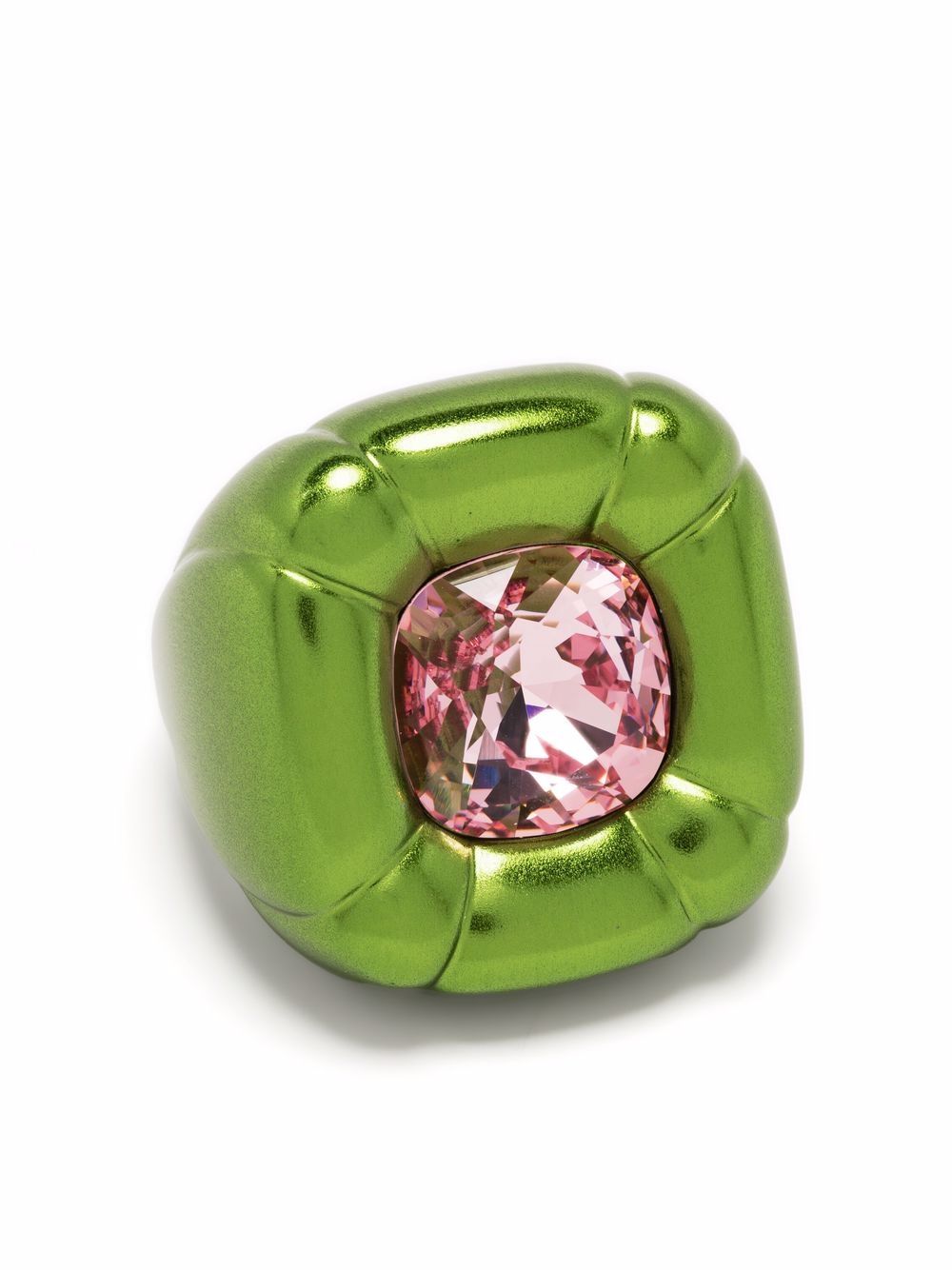 Swarovski Dulcis 鸡尾酒戒指 - 绿色