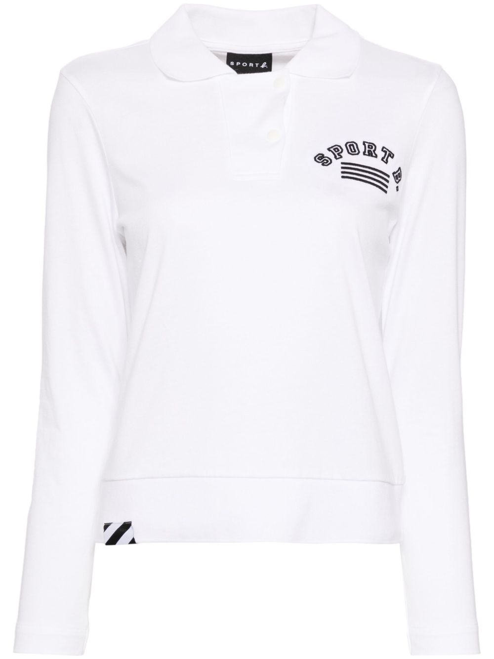SPORT b. by agnès b. Authentic polo领上衣 - 白色