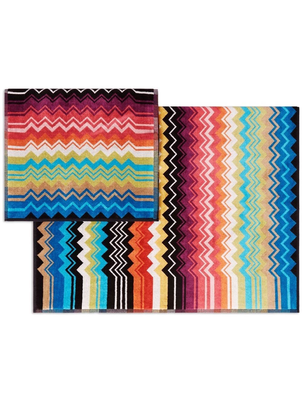 Missoni Home Giacomo 两件式毛巾套装 - 彩色