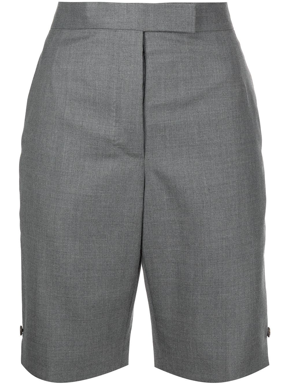 Thom Browne 高腰西服短裤 - 灰色