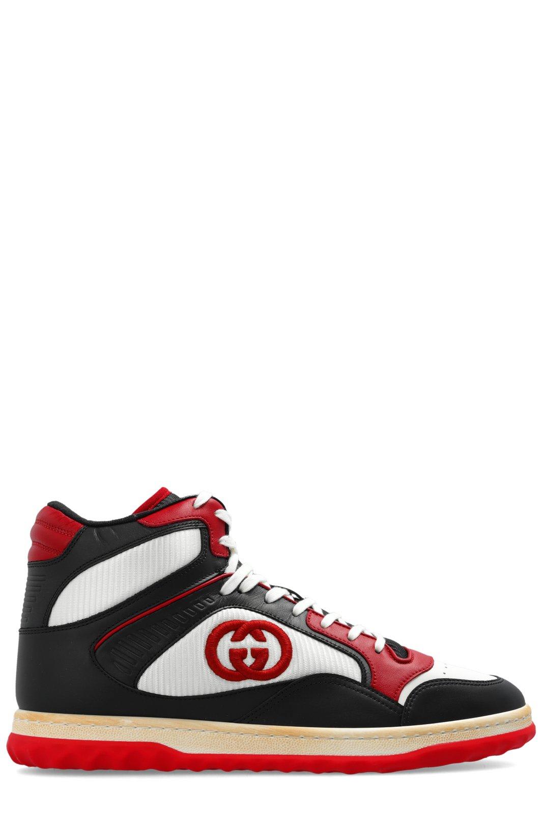 Gucci Panelled High-top Sneakers