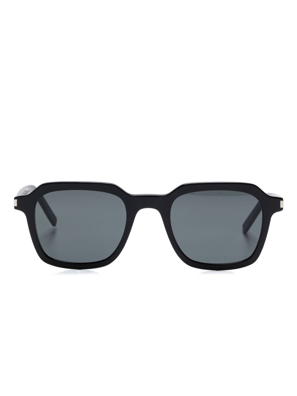 Saint Laurent Eyewear 方框太阳眼镜 - 黑色