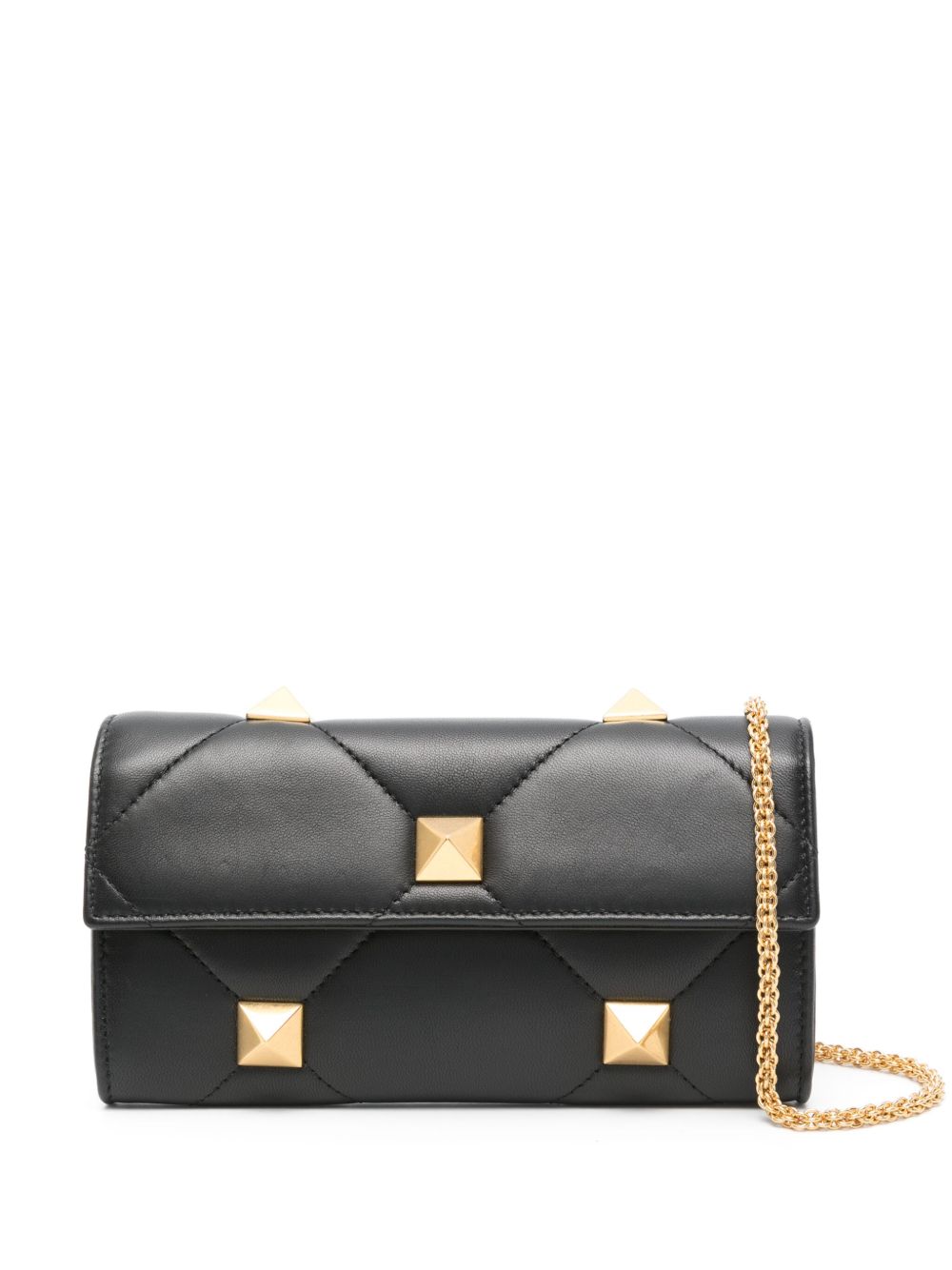 Valentino Garavani Pre-Owned Rockstud Roman 手拿包 - 黑色