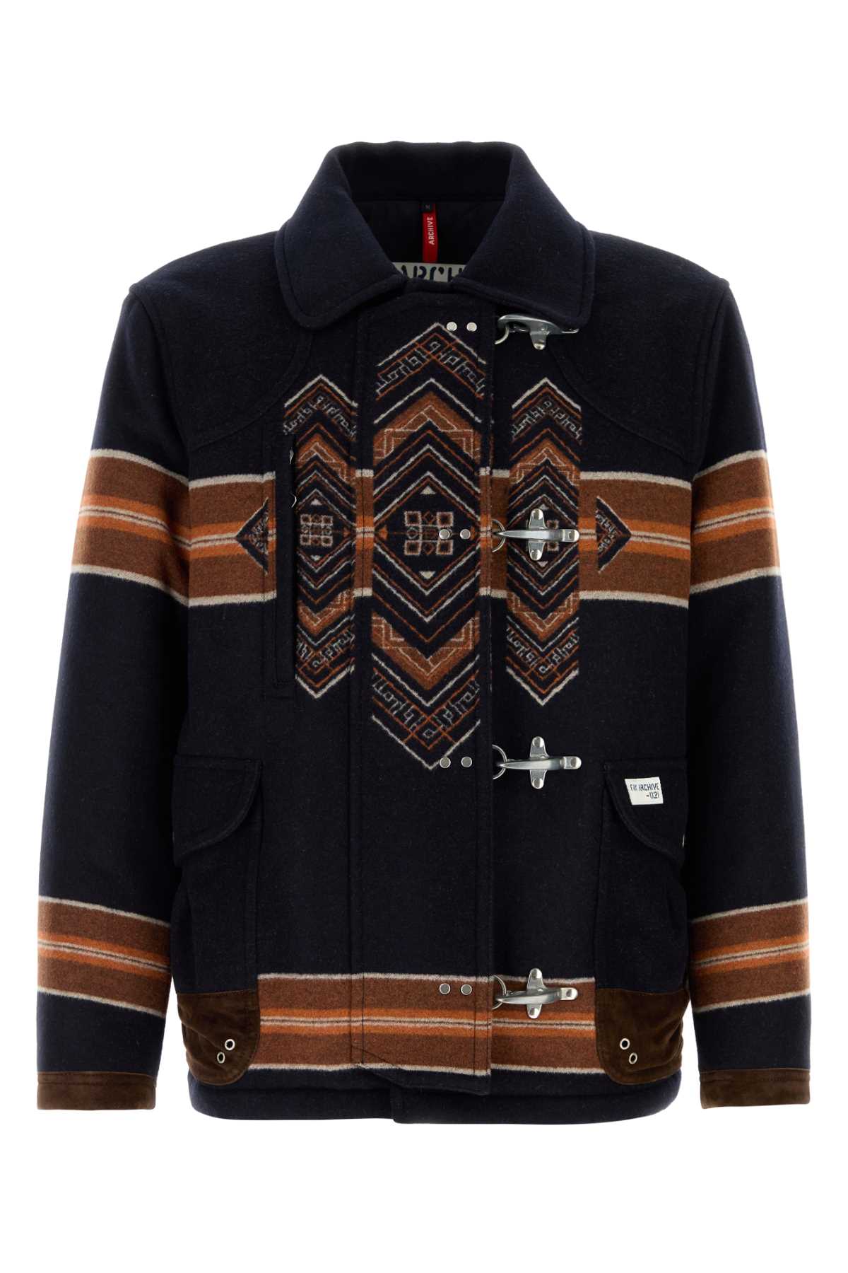 Fay Embroidered Wool Blend 4 Ganci Yateh Jacket