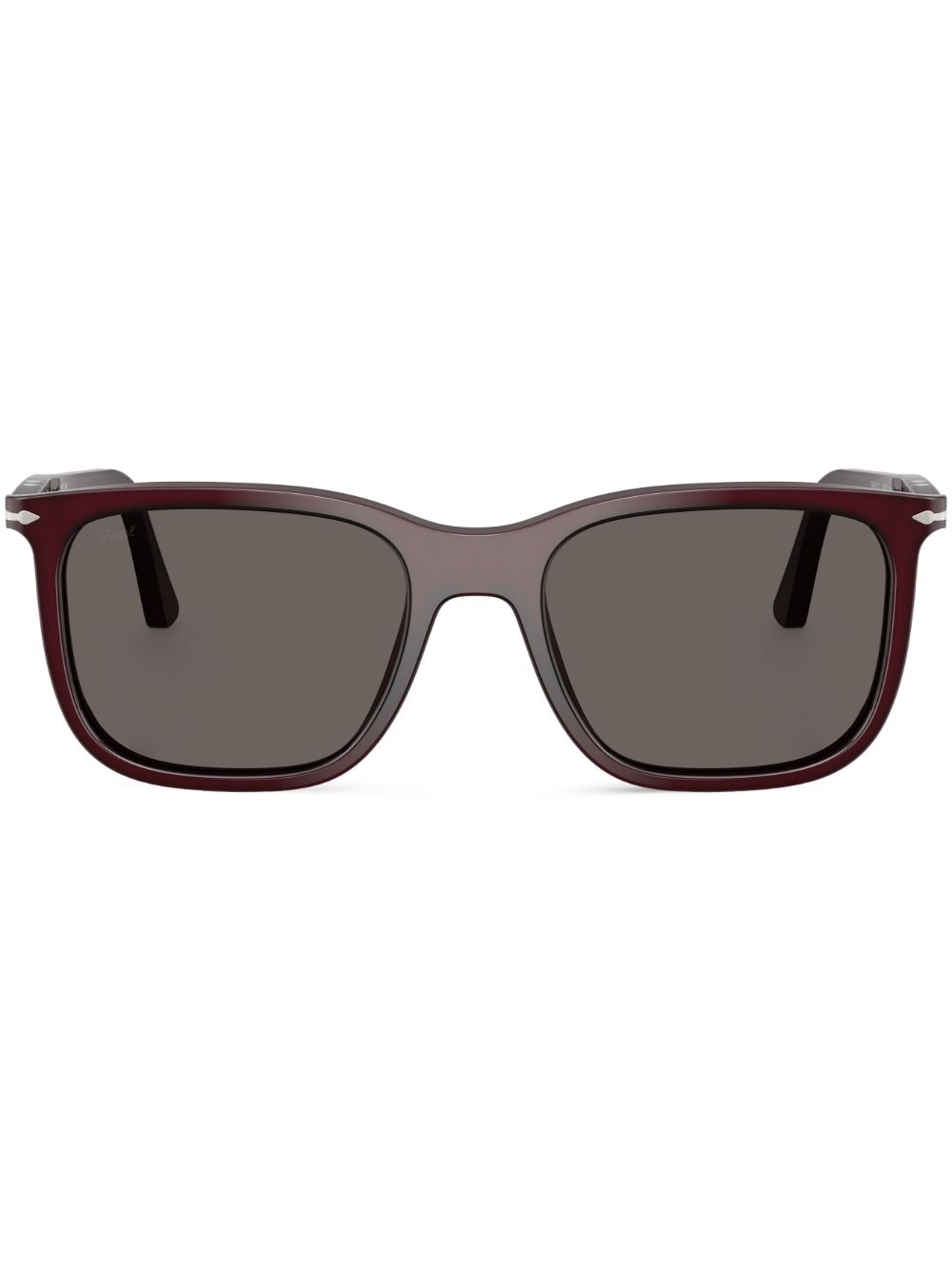 Persol 方框太阳眼镜 - 红色