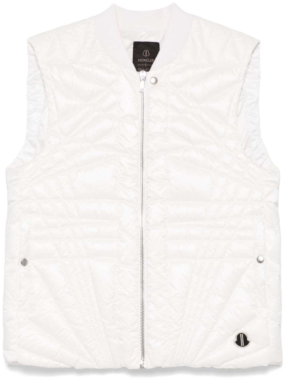 Moncler + Rick Owens Megapenta Flight gilet - 白色