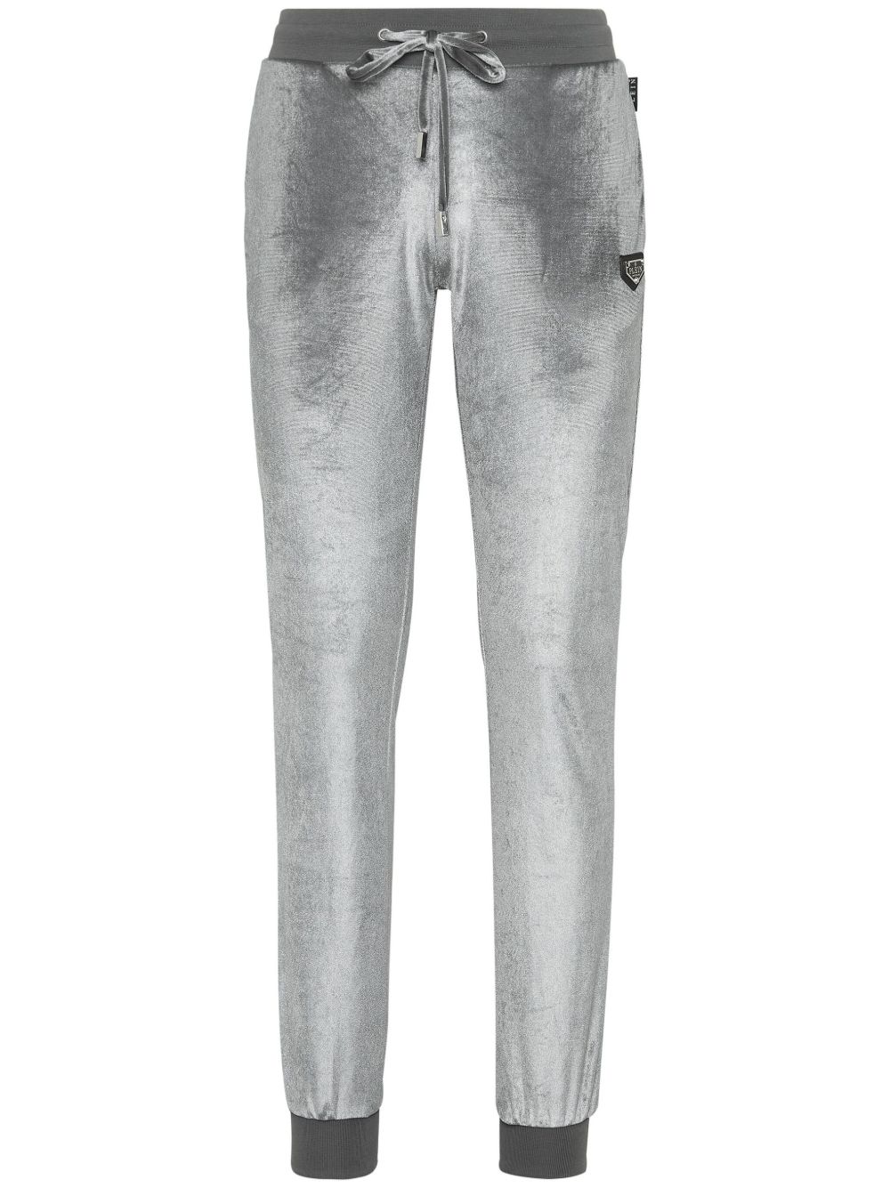 Philipp Plein Strass Skull 长裤 - 灰色