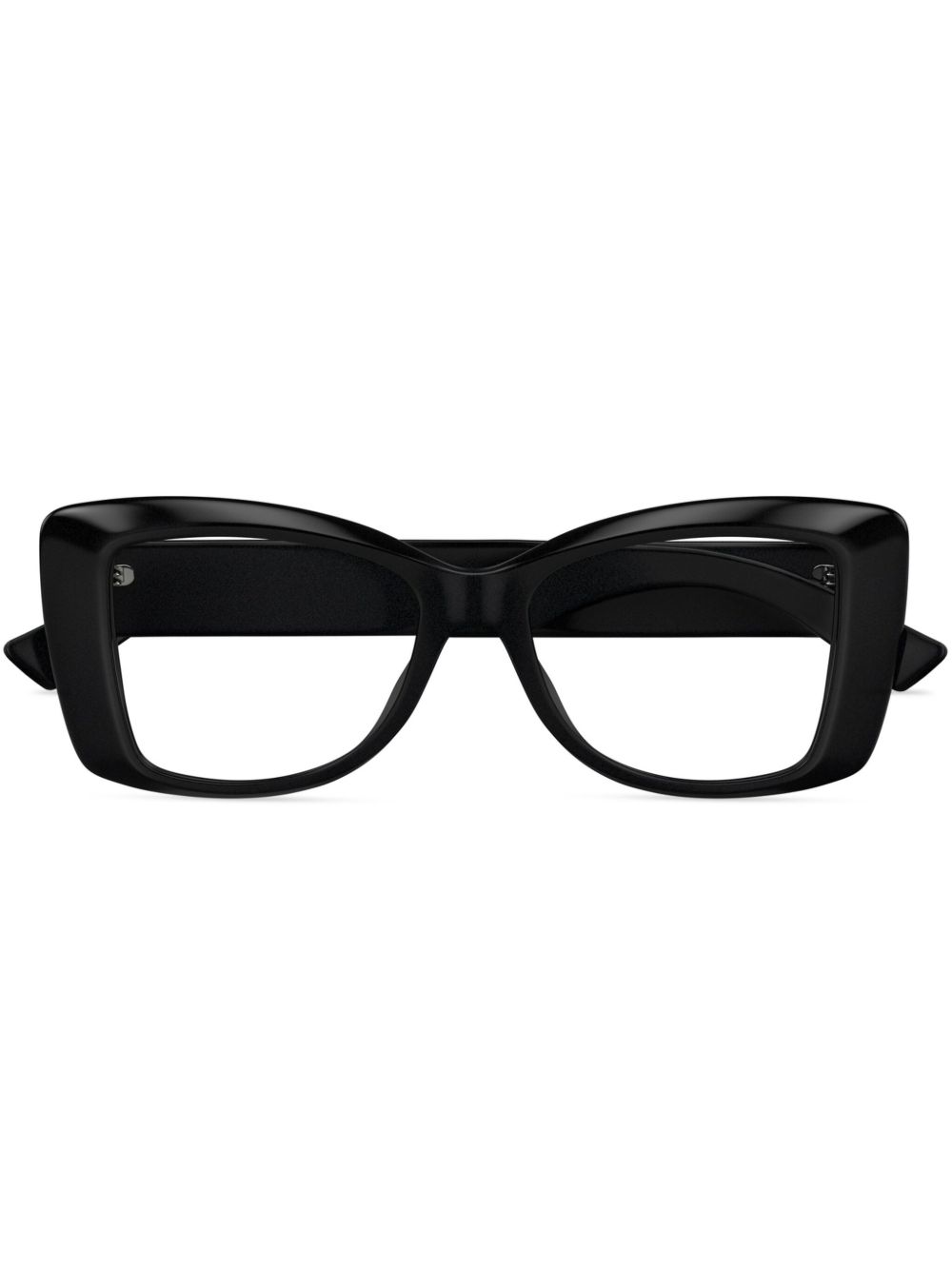 Gucci Eyewear 蝴蝶形镜框眼镜 - 黑色