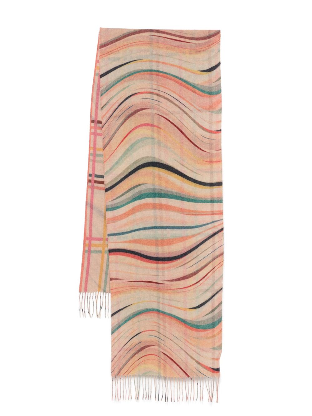 Paul Smith Swirl Check 围巾 - 中性色
