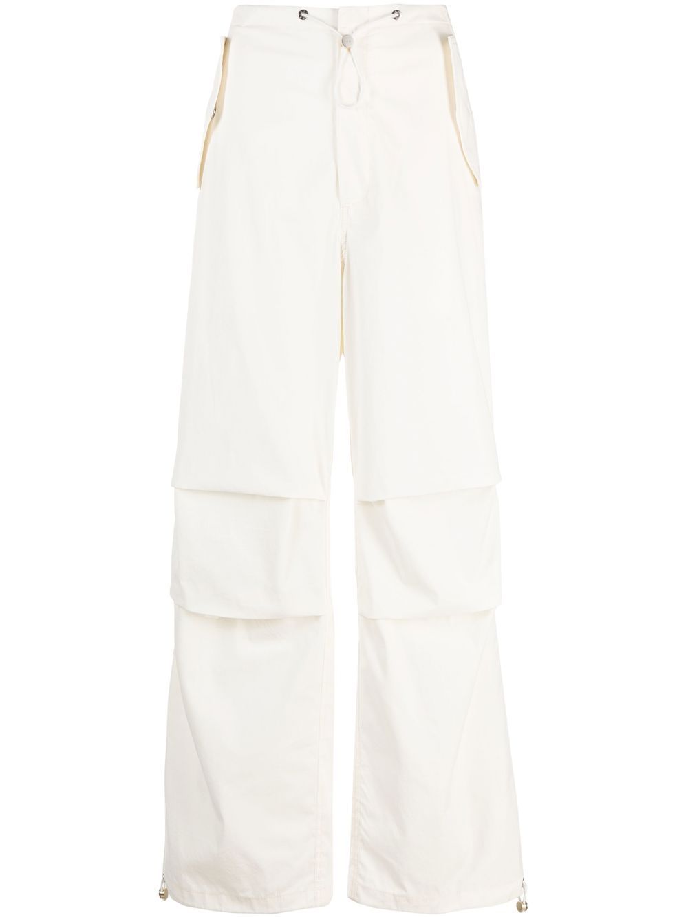 Dion Lee 抽绳降落伞裤 - 白色