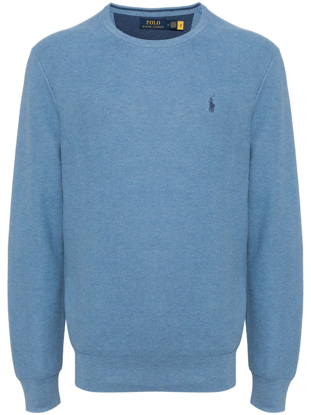 Polo Ralph Lauren Polo-Pony图案毛衣 - 蓝色