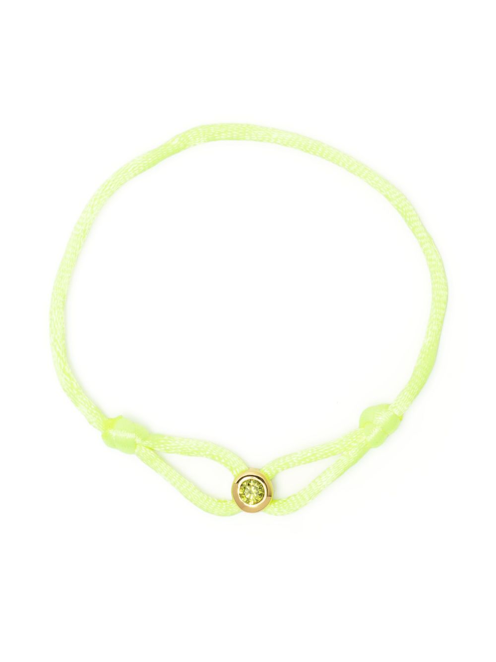 Eshvi August Birthstone 真丝手环 - 黄色