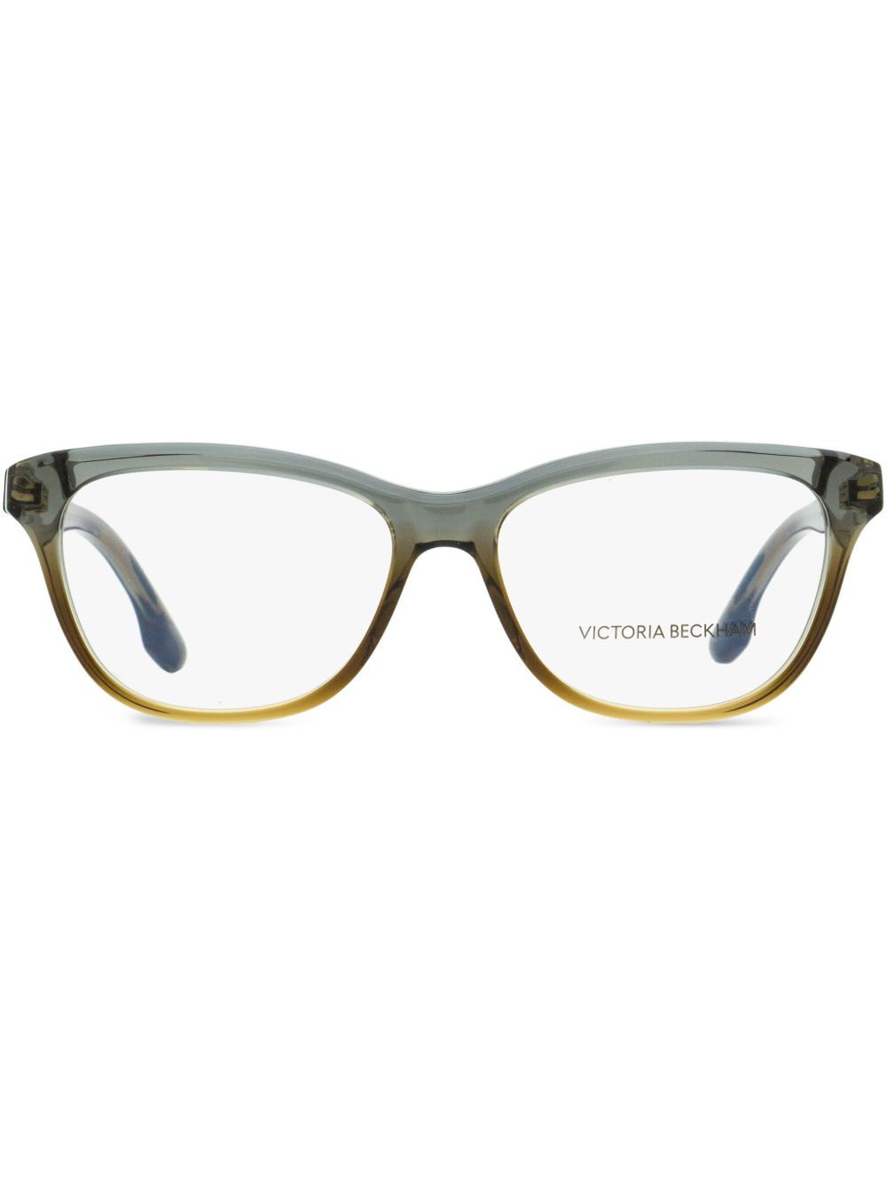 Victoria Beckham Eyewear 长方形镜框眼镜 - 灰色