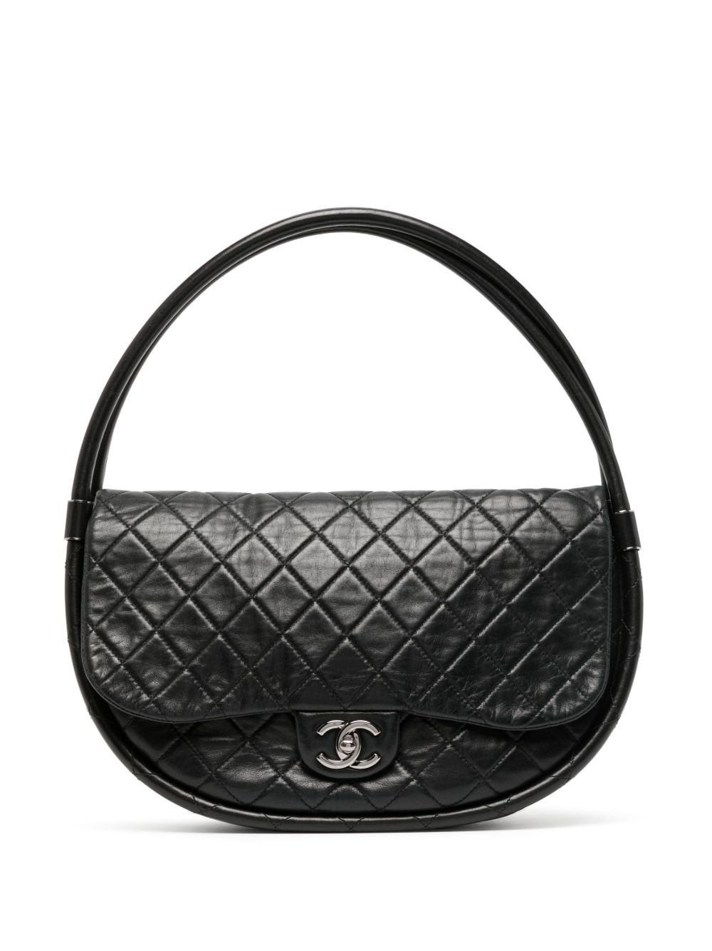 CHANEL Pre-Owned Hula Hoop 手提包（2014年典藏款） - 黑色