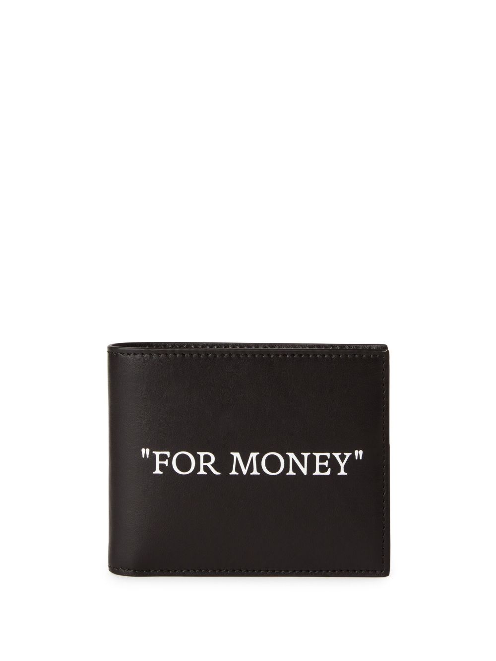 Off-White For Money 对折钱包 - 黑色