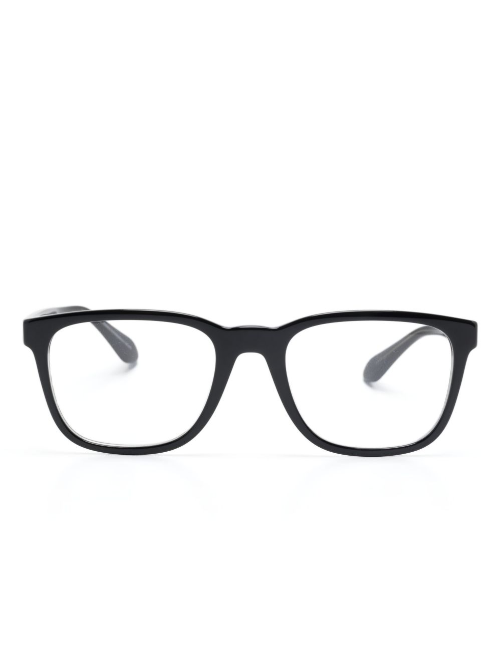 Giorgio Armani Wayfarer 镜框眼镜 - 黑色