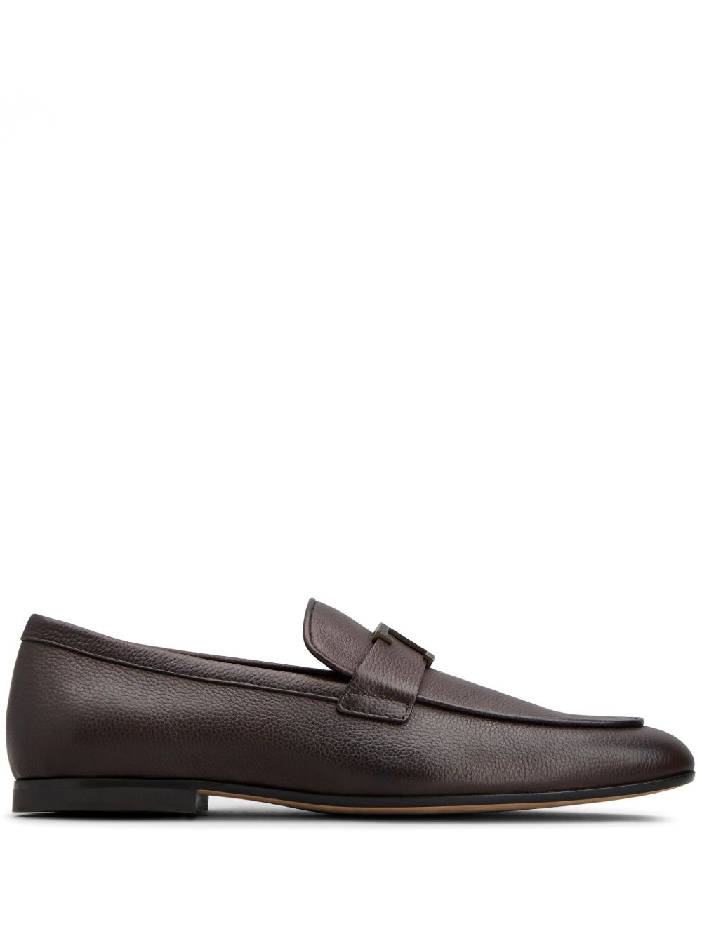 Tod's T Timeless 皮质乐福鞋 - 褐色