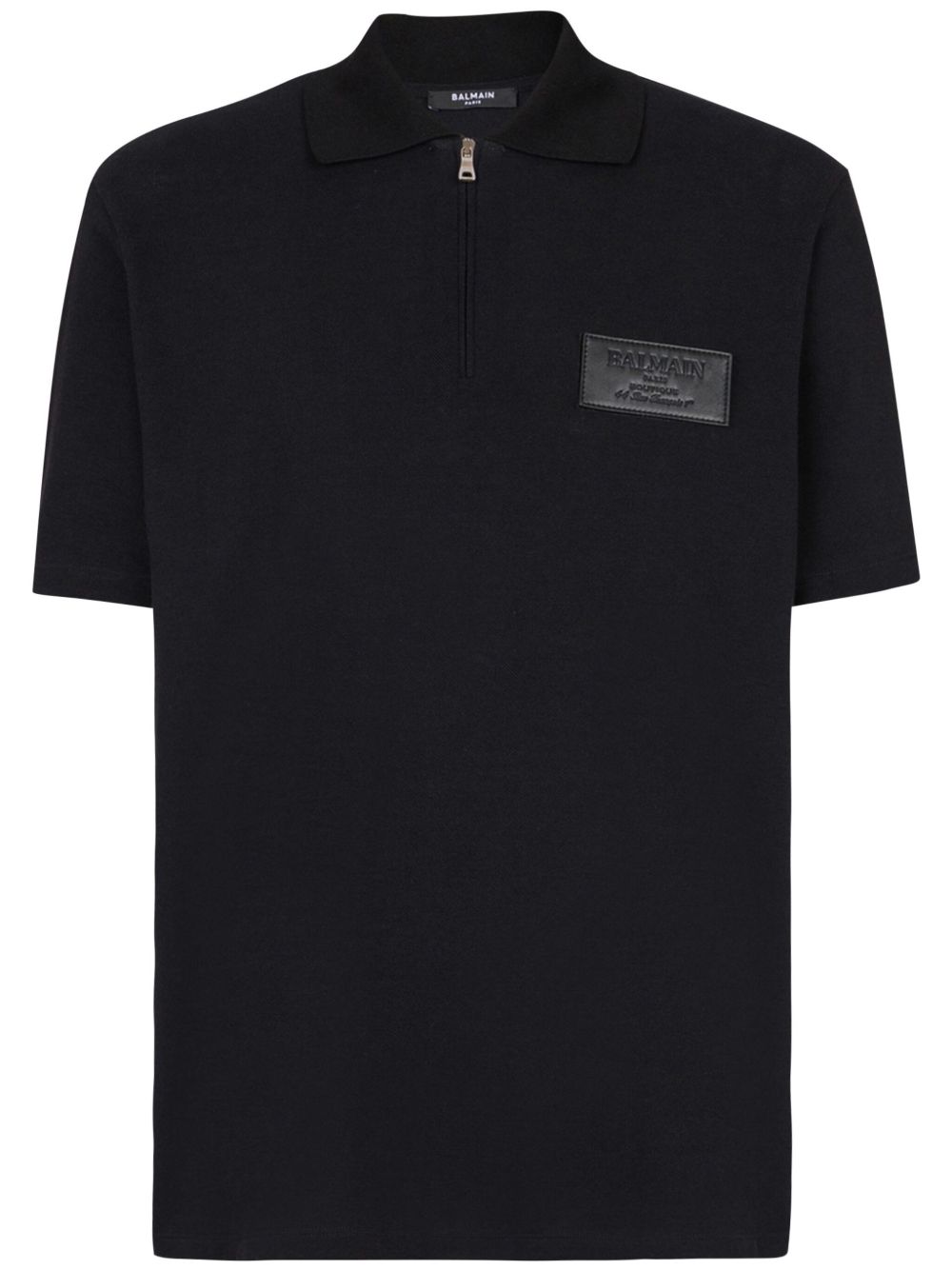 Balmain 棉polo衫 - 黑色