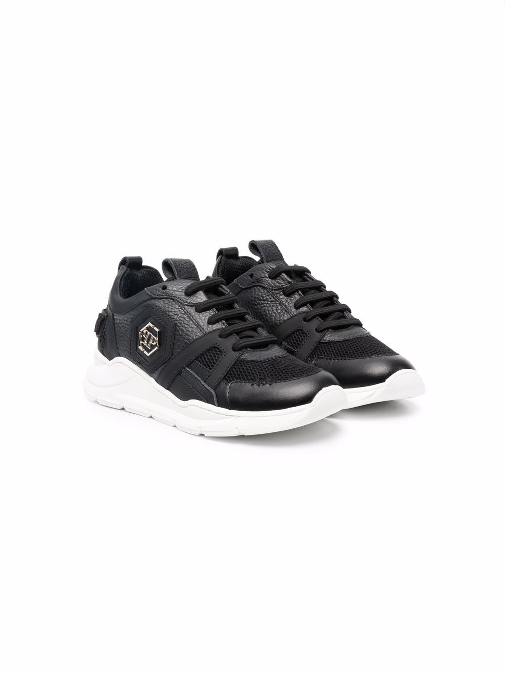 Philipp Plein Junior Runner 低帮运动鞋 - 黑色
