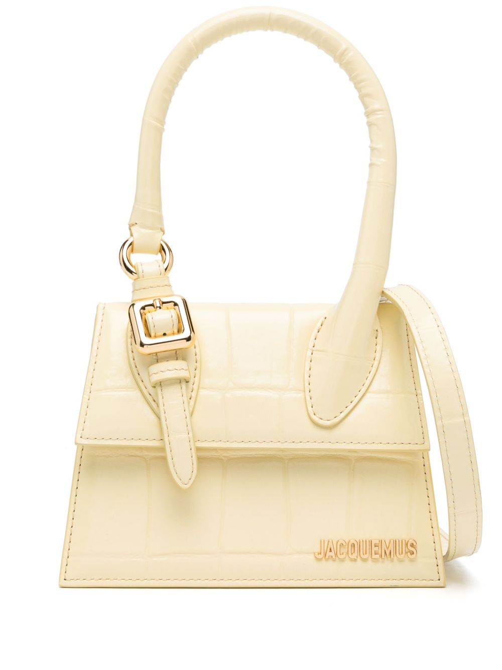 Jacquemus Le Chiquito Moyen Boucle 手提包 - 黄色
