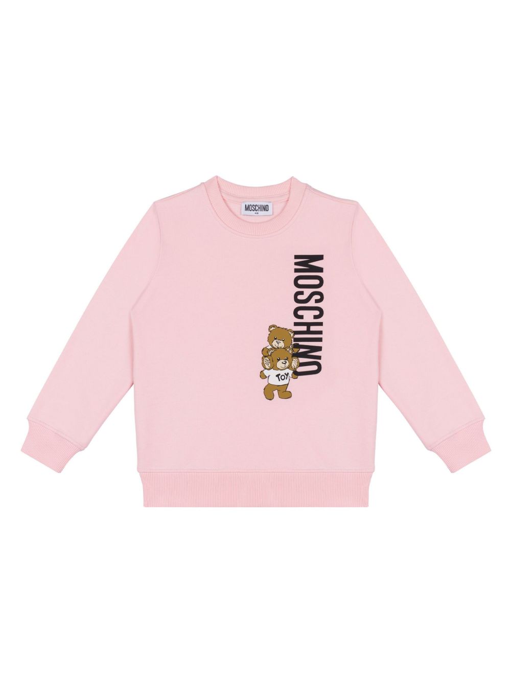 Moschino Kids 泰迪熊图案卫衣 - 粉色