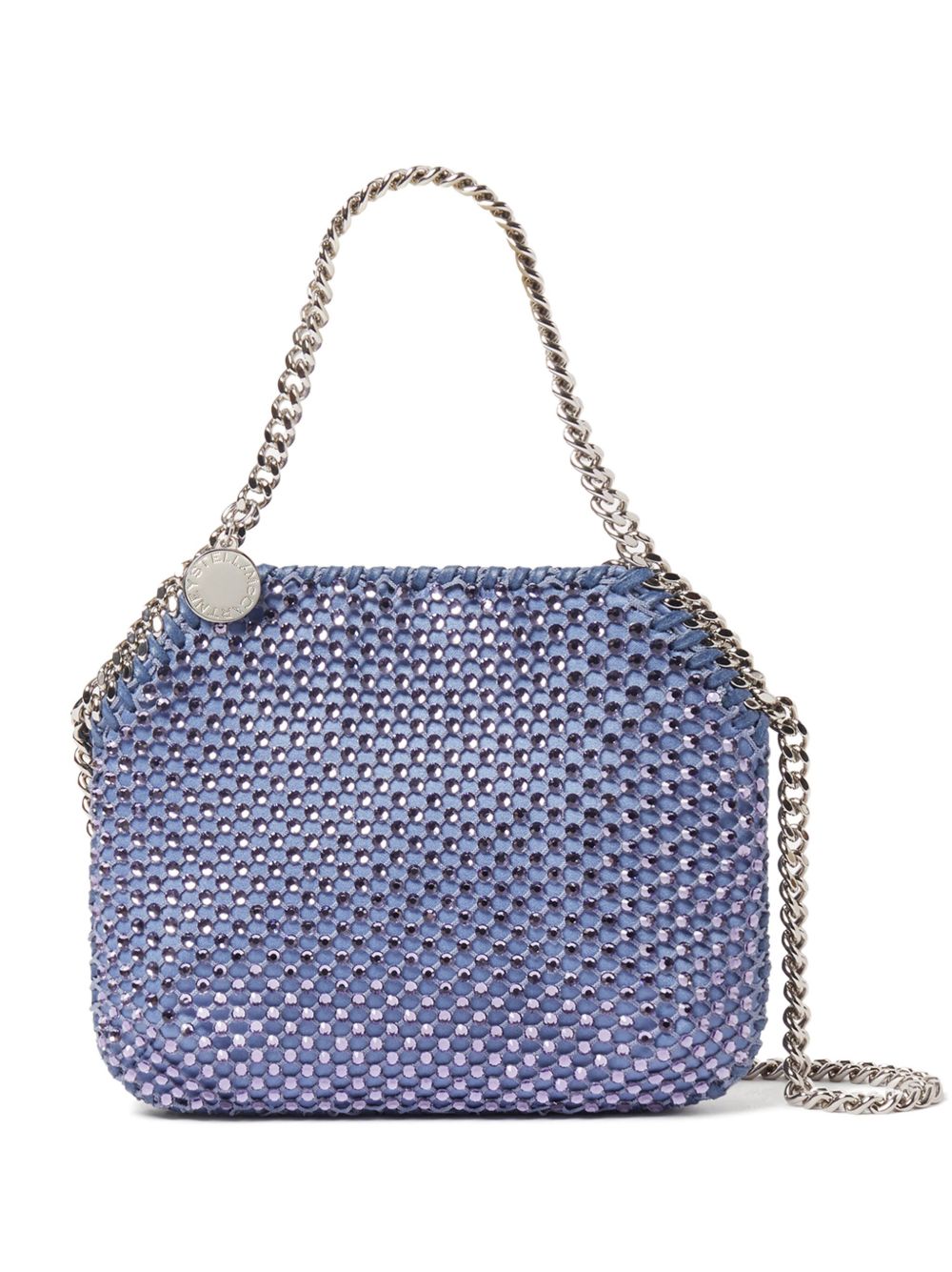 Stella McCartney Falabella 晶饰迷你单肩包 - 紫色