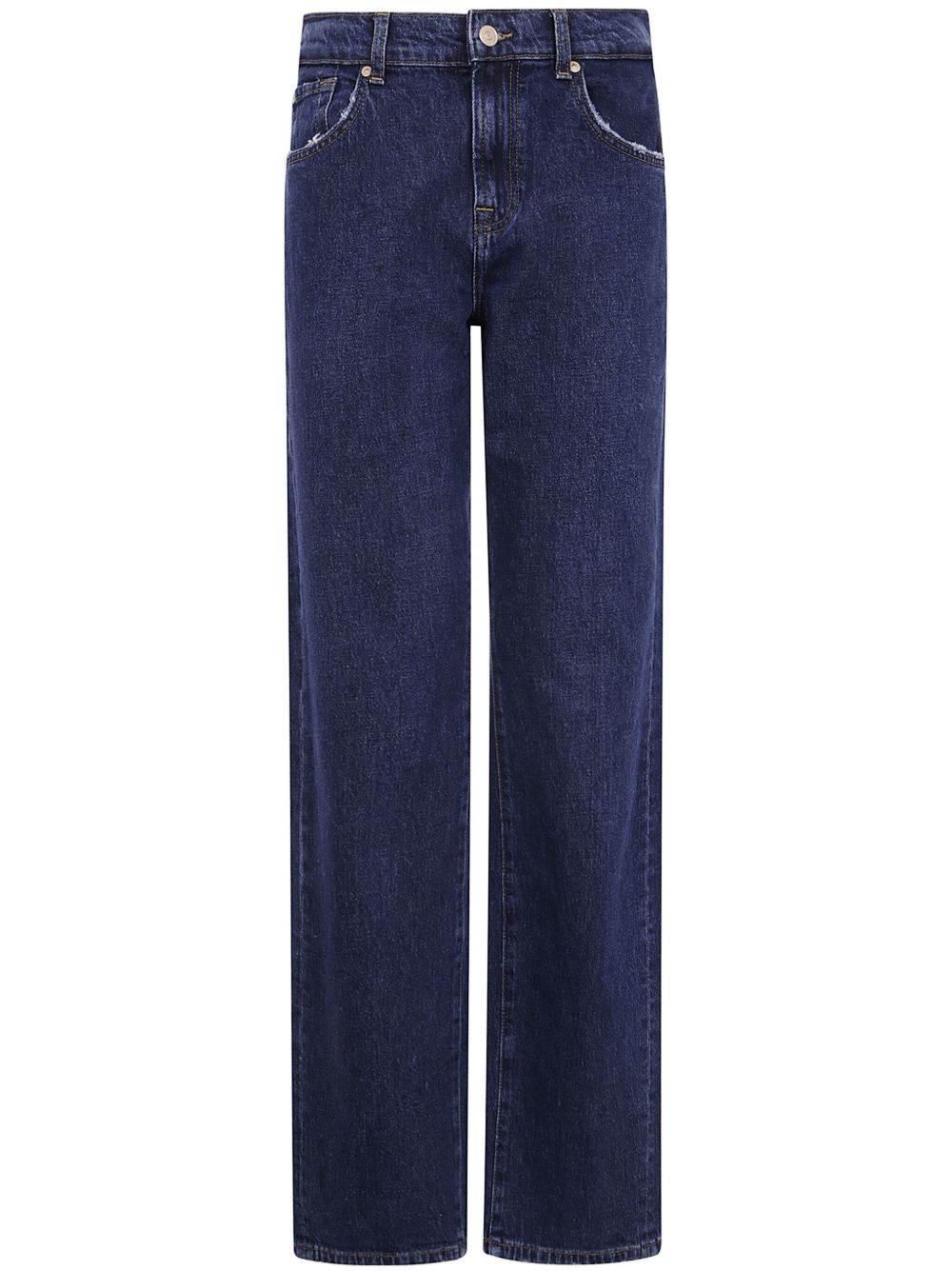 7 For All Mankind Tess 直筒牛仔裤 - 蓝色