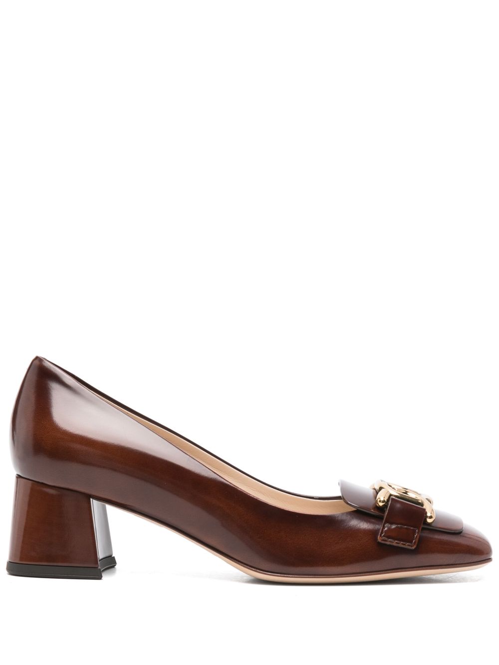 Tod's Kate 低跟鞋（5厘米） - 褐色