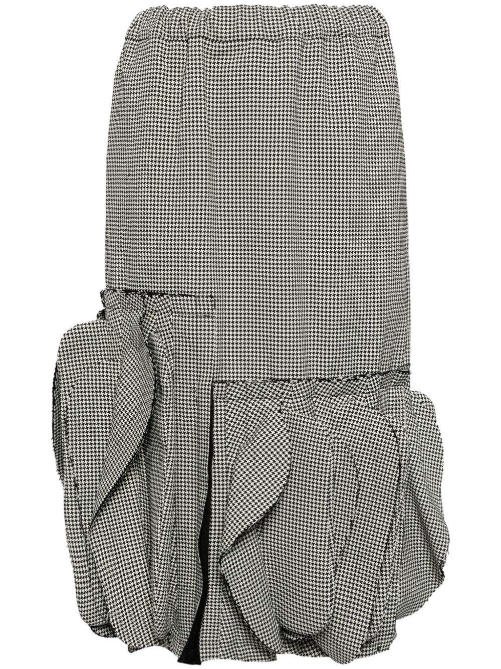 Comme Des Garçons 千鸟格纹半身裙 - 中性色
