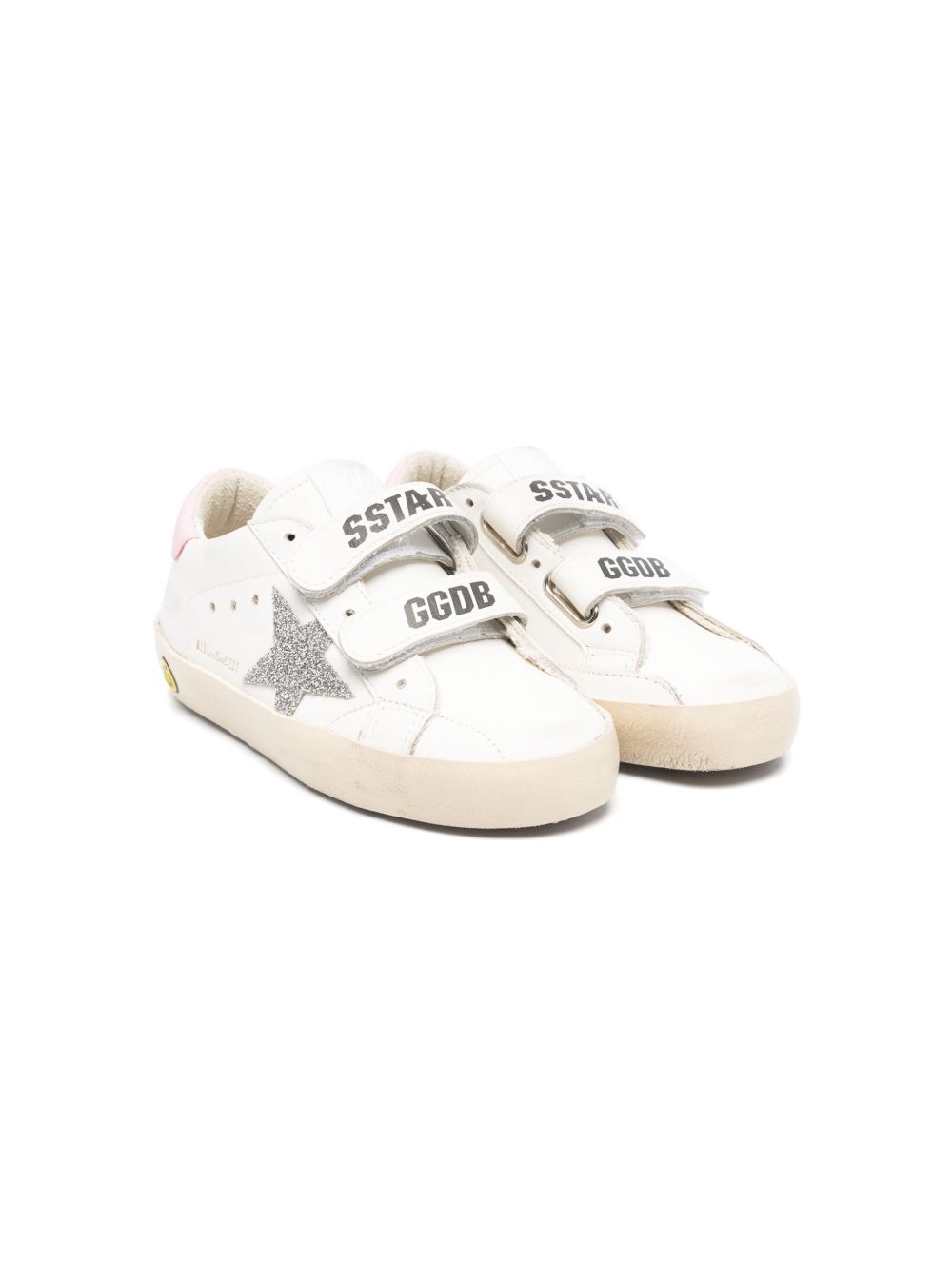 Golden Goose Kids Old School Young 运动鞋 - 白色
