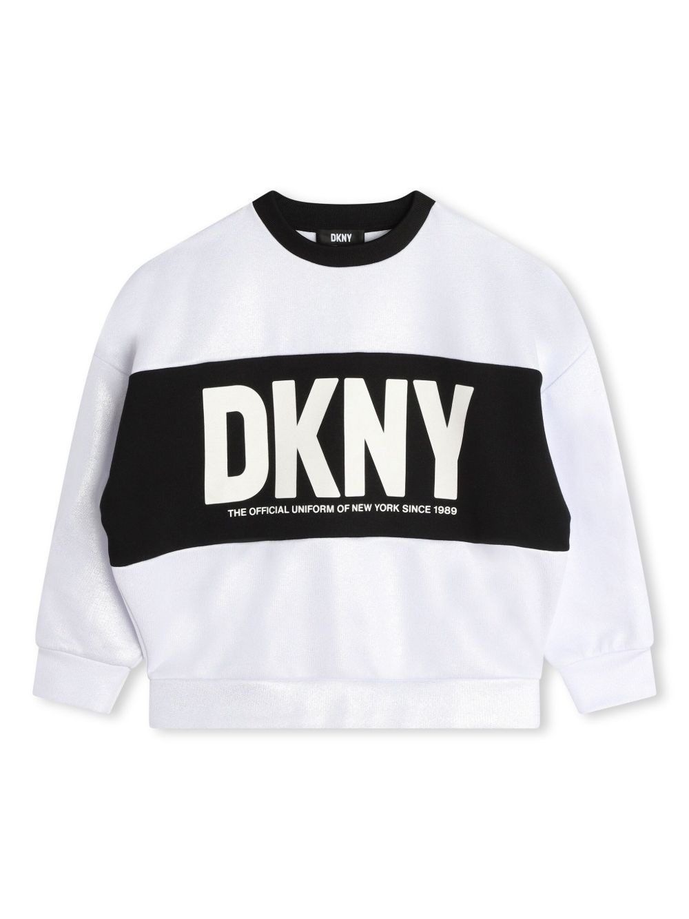 Dkny Kids logo印花圆领卫衣 - 灰色
