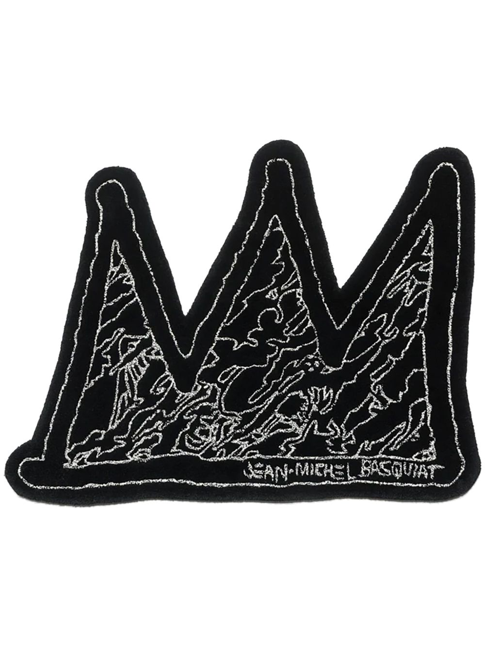 Maharishi X Jean-Michel Basquiat Crown 地垫 - 黑色