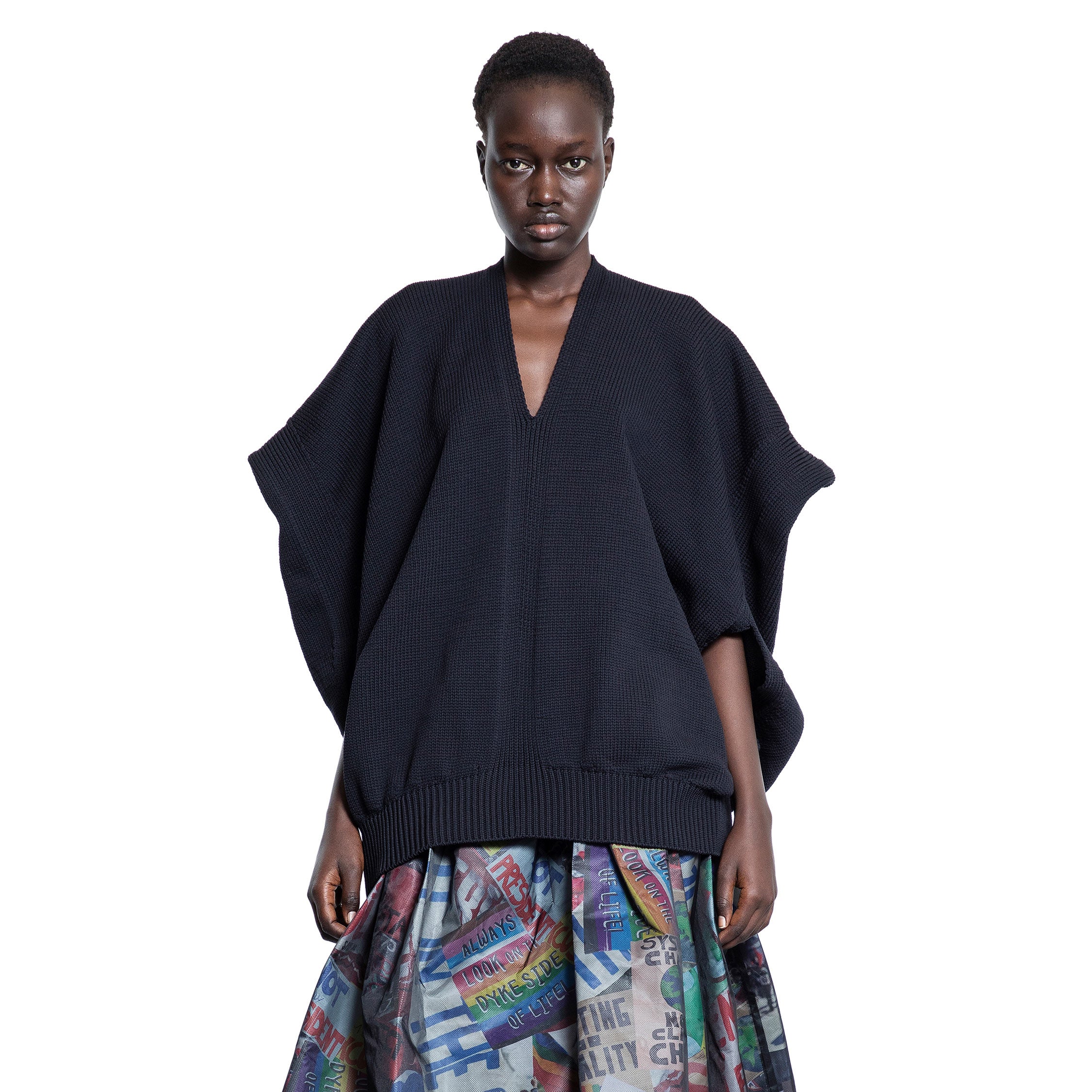 COMME DES GARCONS WOMAN BLACK KNITWEAR