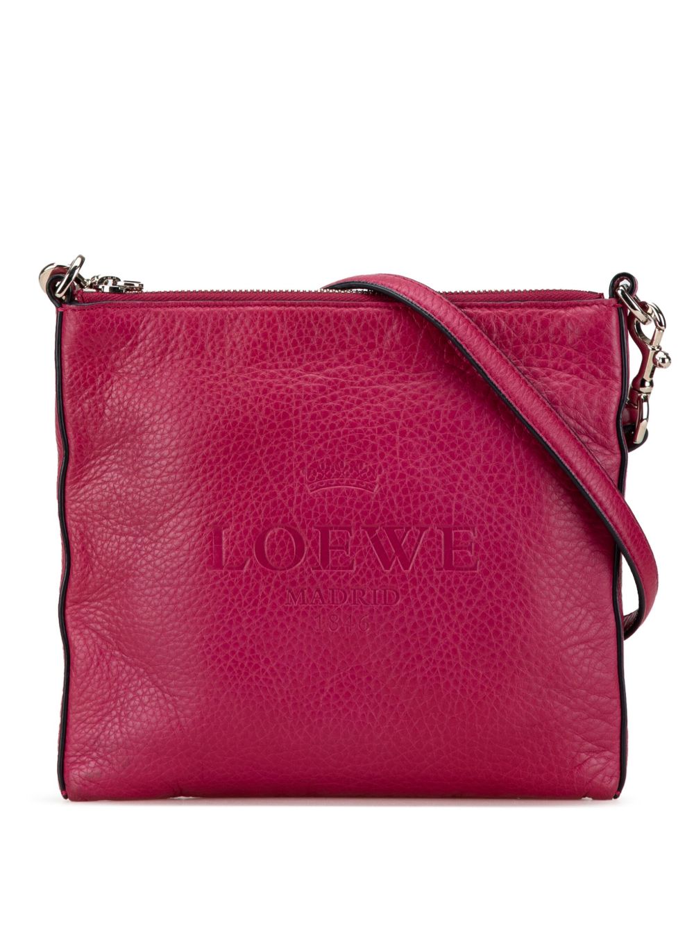 Loewe Pre-Owned Heritage 皮质斜挎包（2009年典藏款） - 粉色