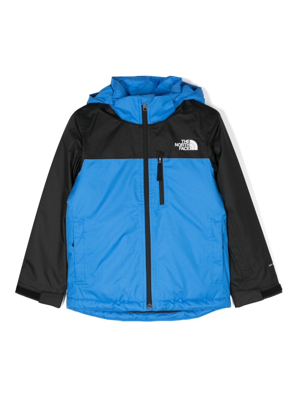 The North Face Kids logo印花填充夹克 - 蓝色