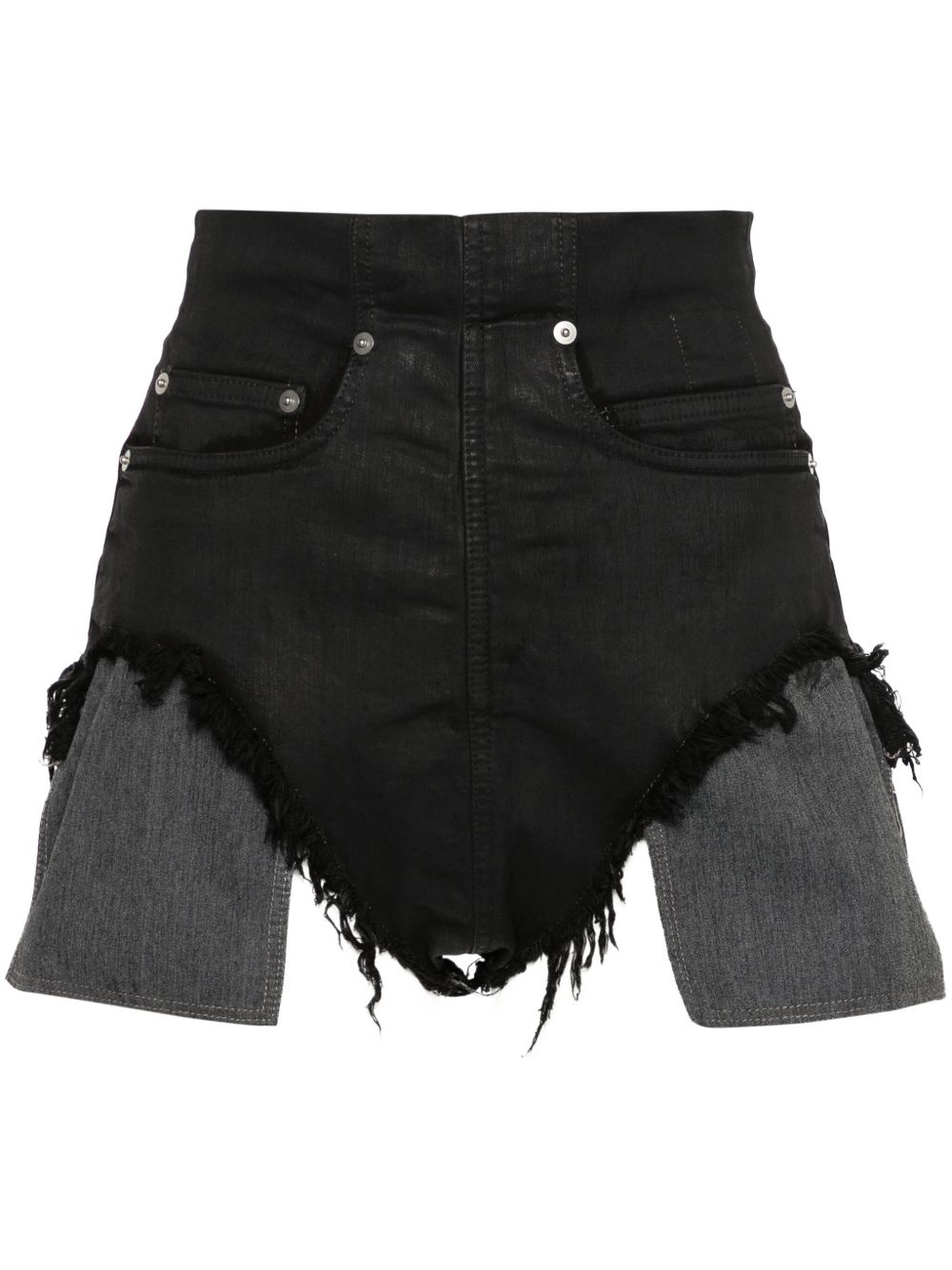 Rick Owens DRKSHDW Dirt 镂空短裤 - 黑色