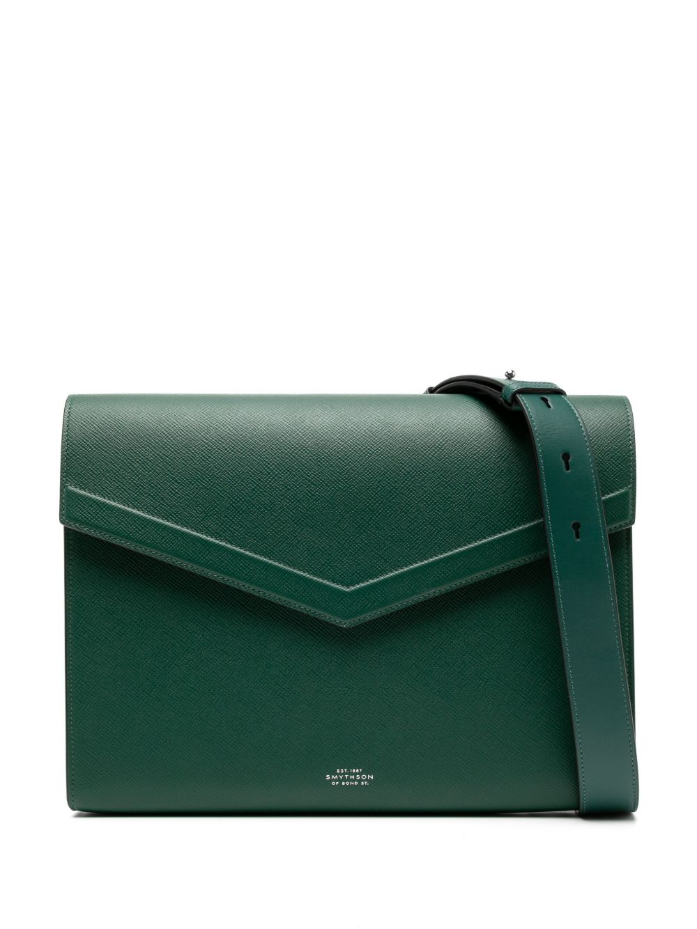 Smythson The Portman 单肩包 - 绿色